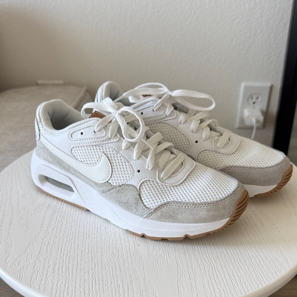 Nike White and Gray Athletic Shoes